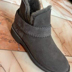 UGG Charcoal Suede Winter Boots